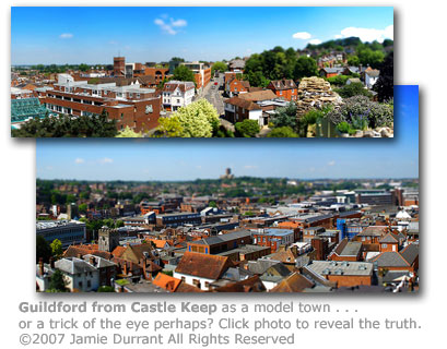 Guildford as toytown by Jamie Durrant