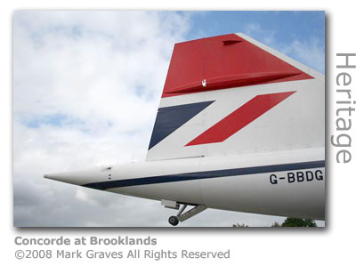 Concorde at Brooklands by Mark Graves