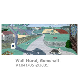 Wall Mural, Gomshall Post Office