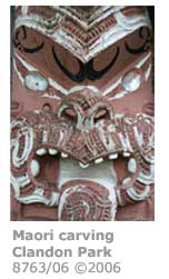 Maori carving, Clandon Park