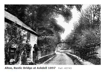 Alton Ashdell rustic bridge 1897