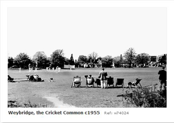 Weybridge Cricket Green 1955