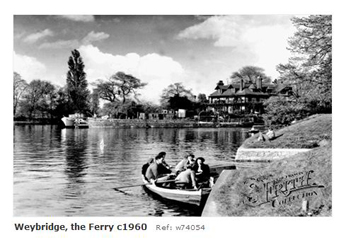 Weybridge ferry 1960