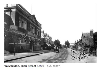 Weybridge High Street 1906