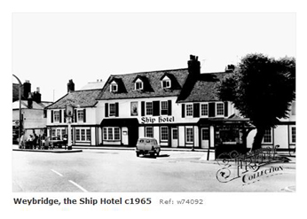 weybridge Ship Hotel 1965
