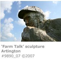 'Farm Talk' sculpture at Artington