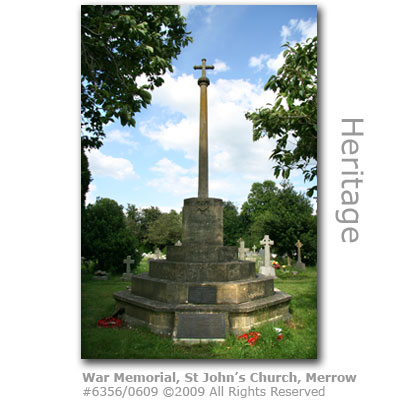 War Memorial, St John's Church, Merrow