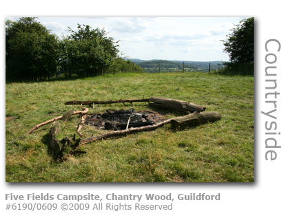 Five Fields Campsite, Chantry Wood, Guildford