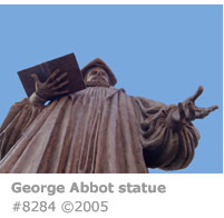 George Abbot statue