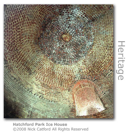 Hatchford Park Ice House Dome by Nick Catford