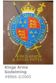 KINGS ARMS PUB SIGN