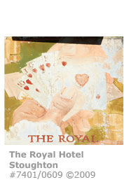 The Royal Hotel pub sign, Stoughton, Guildford