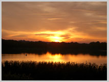 Sunset over Frensham Pond by Paul Farmer