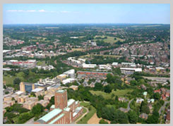 Guildford from Stag Hill