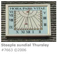 Thursley steeple sundial