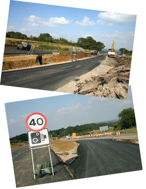 Hindhead Tunnel Construction September 2007