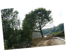 Hindhead Tunnel Construction September 2007