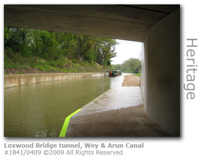 Loxwood Bridge tunnel on Wey & Arun Canal