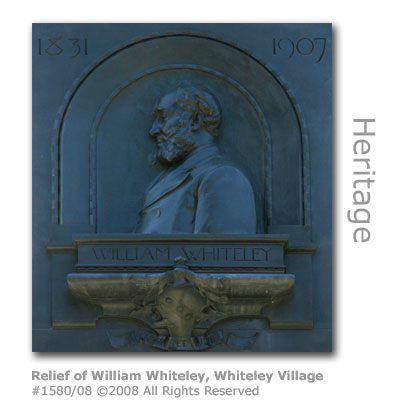 Relief of William Whiteley, Whiteley Village near Hersham